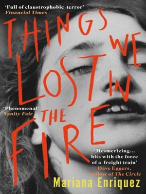 cover image of Things We Lost in the Fire
